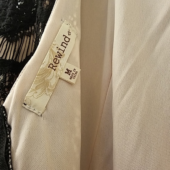 ☘3 for $24☘Black and blush lace dress - Picture 6 of 8